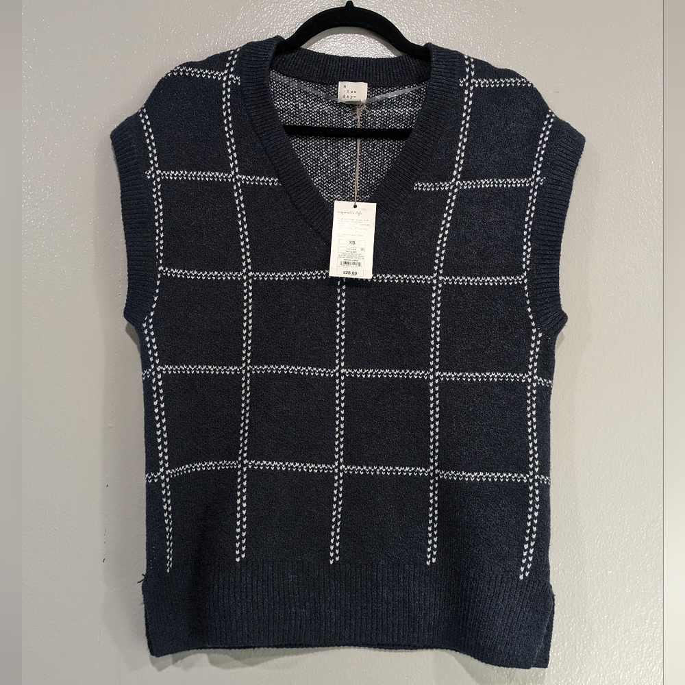 A New Day Blue Sweater Vest.